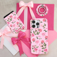 Baby Pink Roses MagSafe Wallet