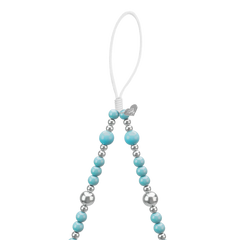 Turquoise Heart Phone Charm