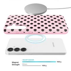 Princess Pink Polka Dot Samsung Case