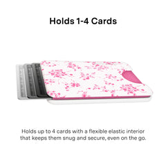 French Rose Floral MagSafe Wallet