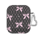 Lacy Pink Bows AirPod Case