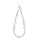 Chrome Stars Phone Charm