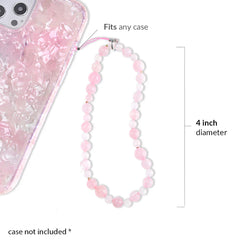 Rose Quartz Phone Charm