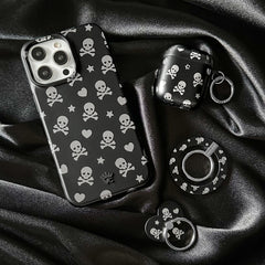 Chrome Skulls Phone Ring