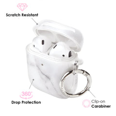 Carrara Marble AirPod Case