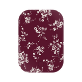 French Burgundy Floral Portable MagSafe Charger Power Pack