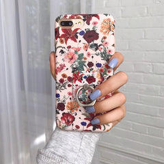 Vintage Floral Phone Ring
