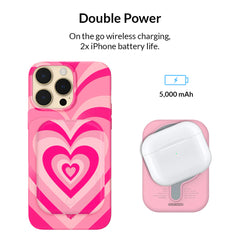 Pink Sweethearts Portable MagSafe Charger Power Pack