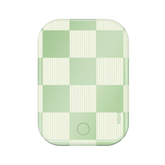 Pistachio Vibe Checkered Portable MagSafe Charger Power Pack