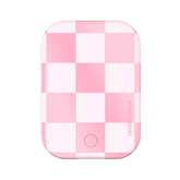 Pink Vibe Checkered Portable MagSafe Charger Power Pack