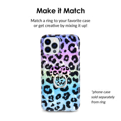 Rainbow Leopard Phone Ring