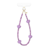 Purple Heart Phone Charm