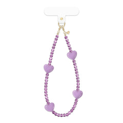 Purple Heart Phone Charm
