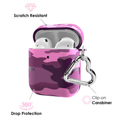 Magenta Camo AirPod Case