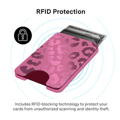 Pink Ruby Leopard MagSafe Wallet