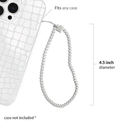 Silver Stars Phone Charm