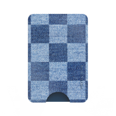 Denim Checker Magsafe Wallet