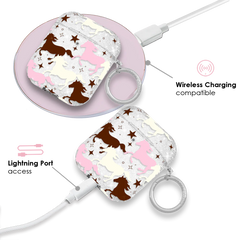 Pink Pony Glitter AirPod Case
