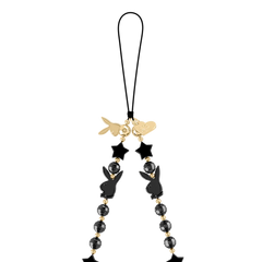 Playboy Black Bunny Phone Charm