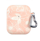 Peach Blossom Floral AirPod Case