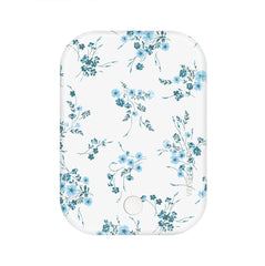 French Blue Floral Portable MagSafe Charger Power Pack