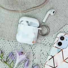 Grey Clouds Marble AirPods Case