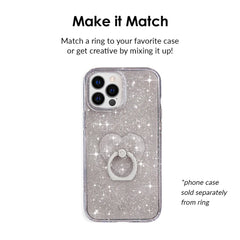 Grey Stardust Phone Ring