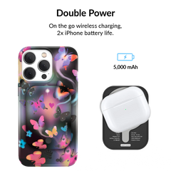 Aurora Butterfly Portable MagSafe Charger Power Pack