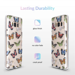 Vintage Butterfly Samsung Galaxy Clear Case