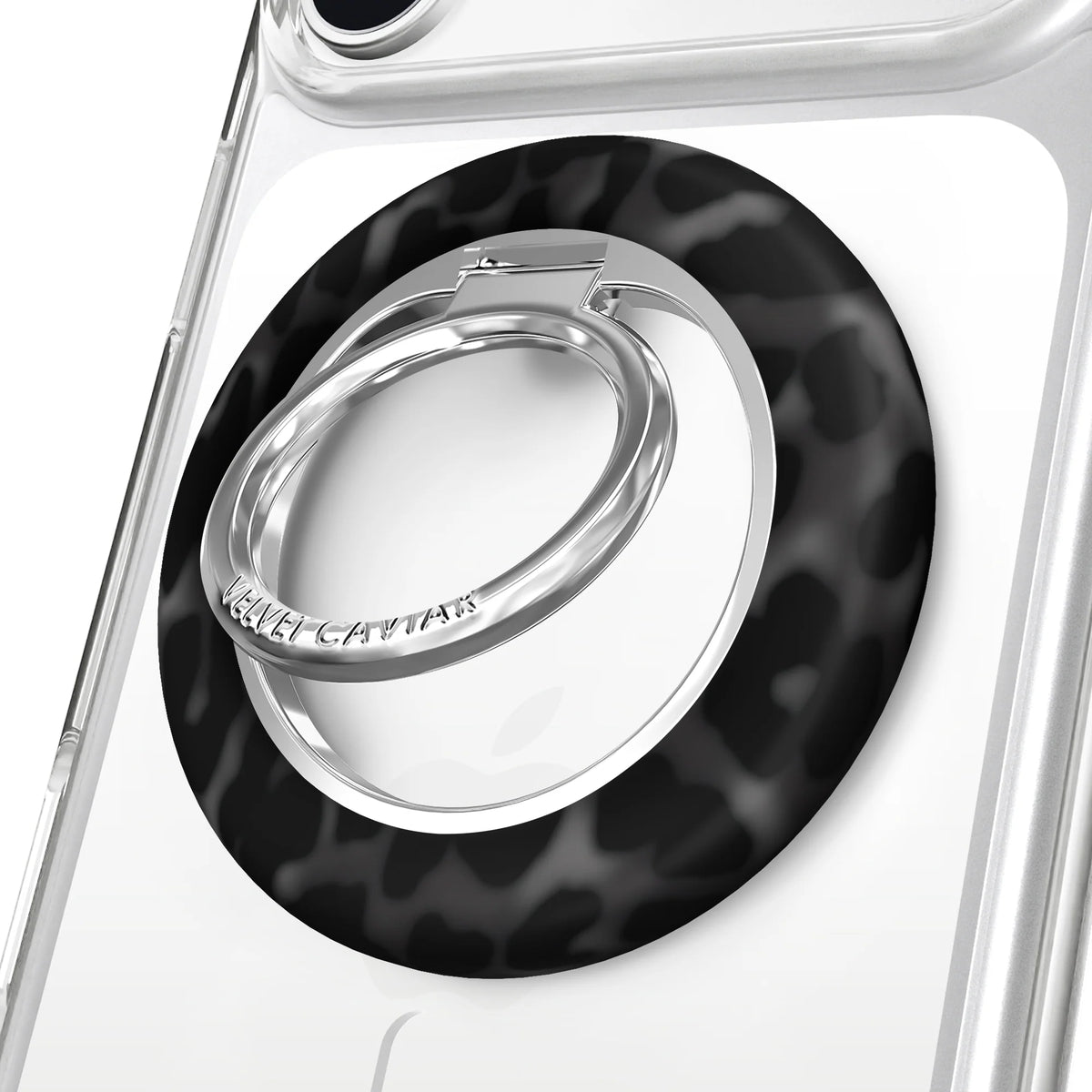 It Girl Black Leopard MagSafe Grip Ring
