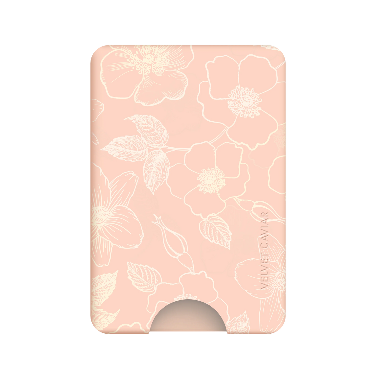 Peach Blossom Magsafe Wallet
