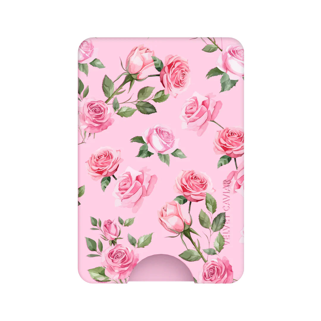 Baby Pink Roses MagSafe Wallet