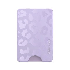 Lilac Leopard MagSafe Wallet
