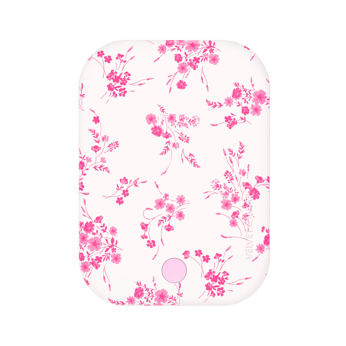 French Rose Floral Portable MagSafe Charger Power Pack