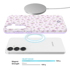 Dainty Lilac Floral Samsung Case