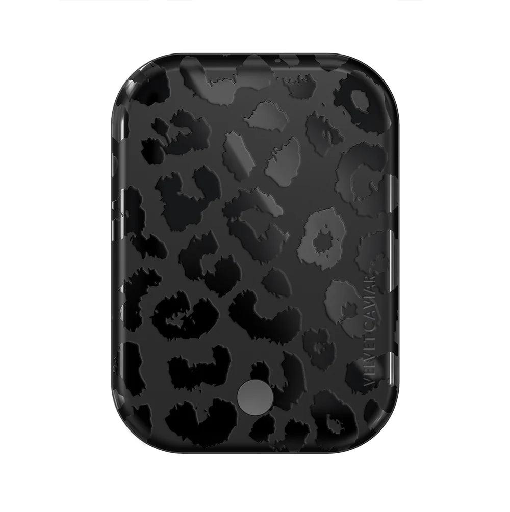 Black Leopard Portable MagSafe Charger Power Pack