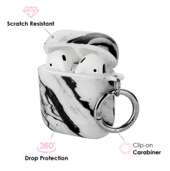 Panda Marble Airpods Case