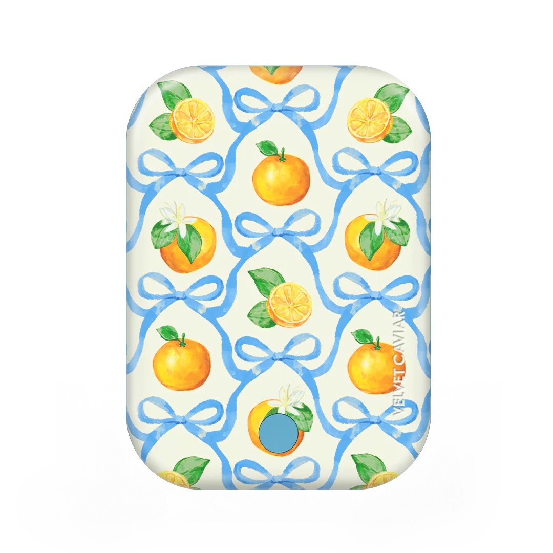 Orange Blossom Portable MagSafe Charger Power Pack