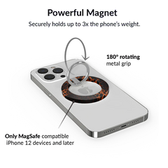 Leopard Tort MagSafe Grip Ring