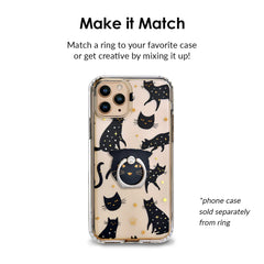 Black Cat Phone Ring