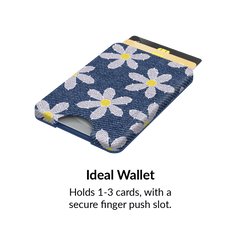 Denim Daisy MagSafe Wallet