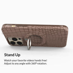 Khaki Croc MagSafe Grip Ring