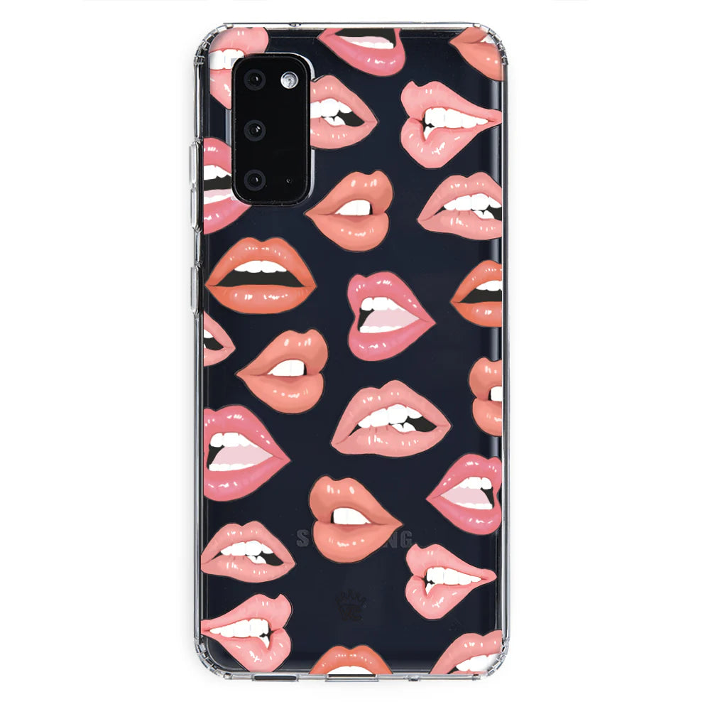 Nude Lips Samsung Galaxy Clear Case