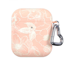 Peach Blossom Floral AirPod Case