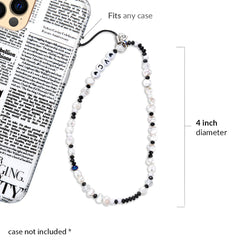 Black & White Phone Charm